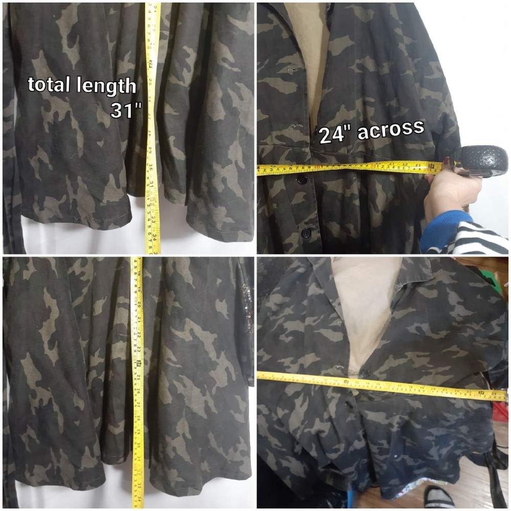 Sweet Sexy Military Tunic, Mini Dress, Trench Coat, Multiwear - Picture 7 of 12